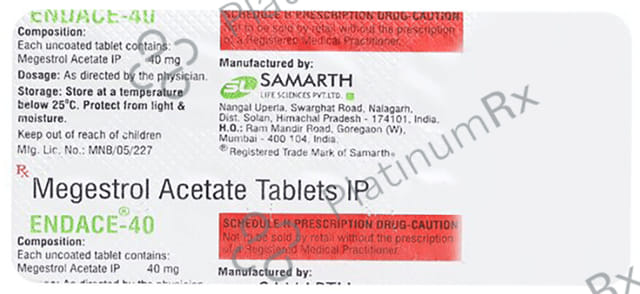 Endace 40mg Tablet 10s