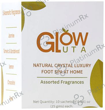 Glow Gluta Natural Crystal Luxury Foot Spa at Home