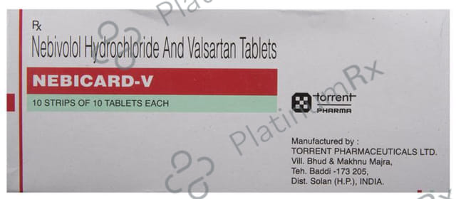 Nebicard V 5/80mg Tablet 10s