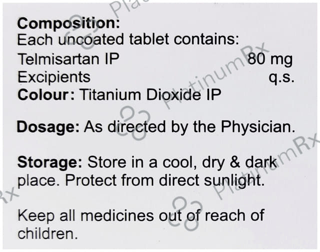 Telvilite 80mg Tablet