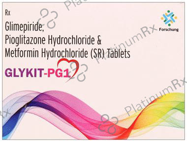 Glykit PG 1mg Tablet SR 15s