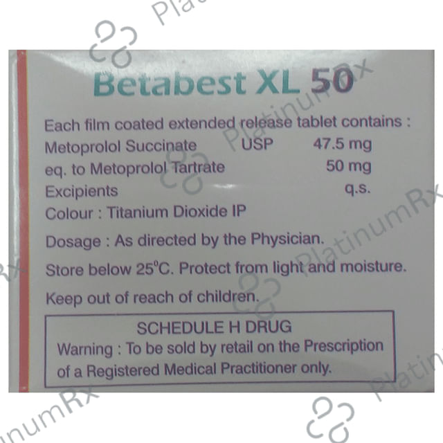Betabest XL 50mg Tablet 10s