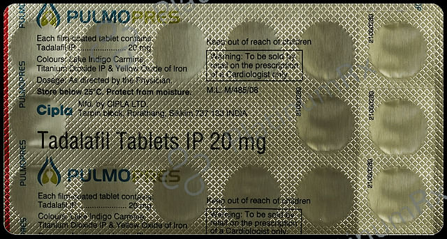 Pulmopres 20mg Tablet 15s