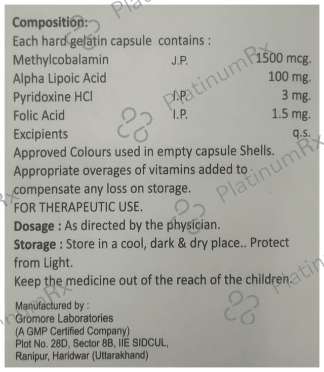 Ezycobal Plus 1500mcg Capsule 10s