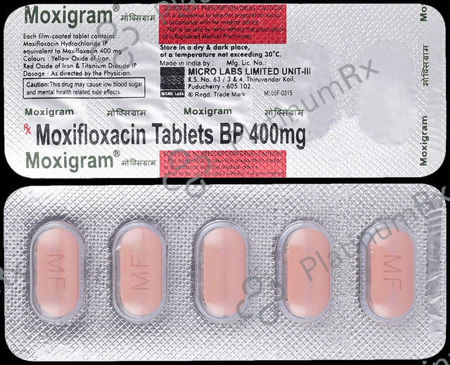 Moxigram 400mg Tablet 5s