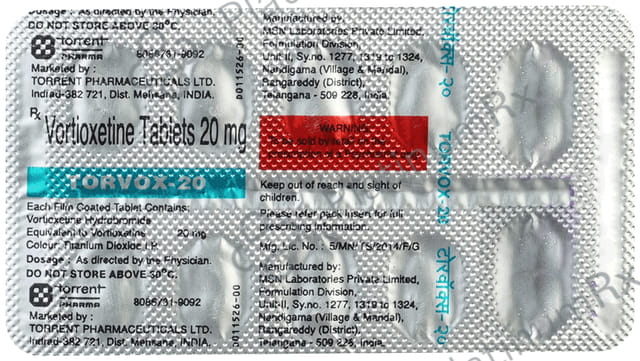 Torvox 20mg Tablet 10s