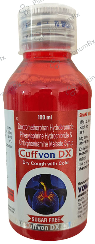 Cuffvon DX Syrup Sugar Free