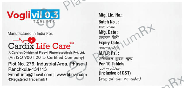 Voglivil 0.3mg Tablet 10s