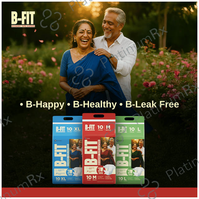 B Fit Economy Adult Diaper Medium 10s