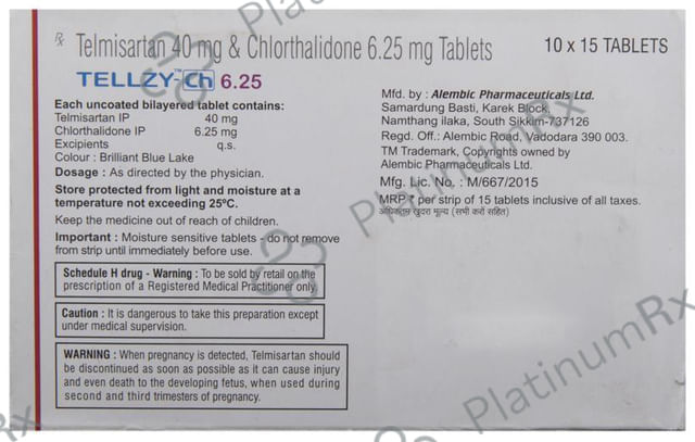 Tellzy CH 6.25mg Tablet 15s