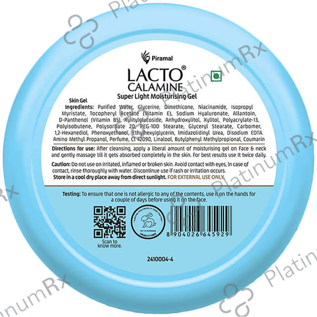 Piramal Lacto Calamine Light Moisturising Gel