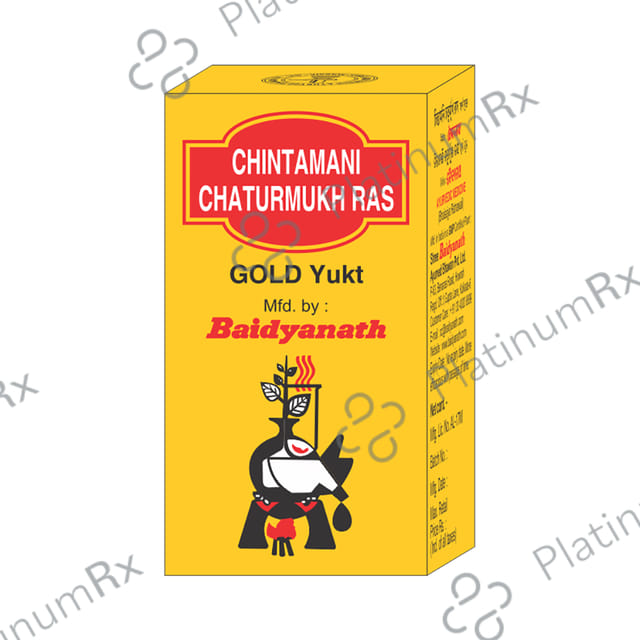 Baidyanath Chintamani Chaturmukh Ras Gold Yukt