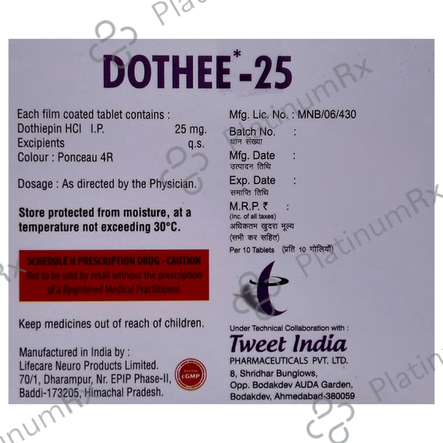 Dothee 25 Tablet