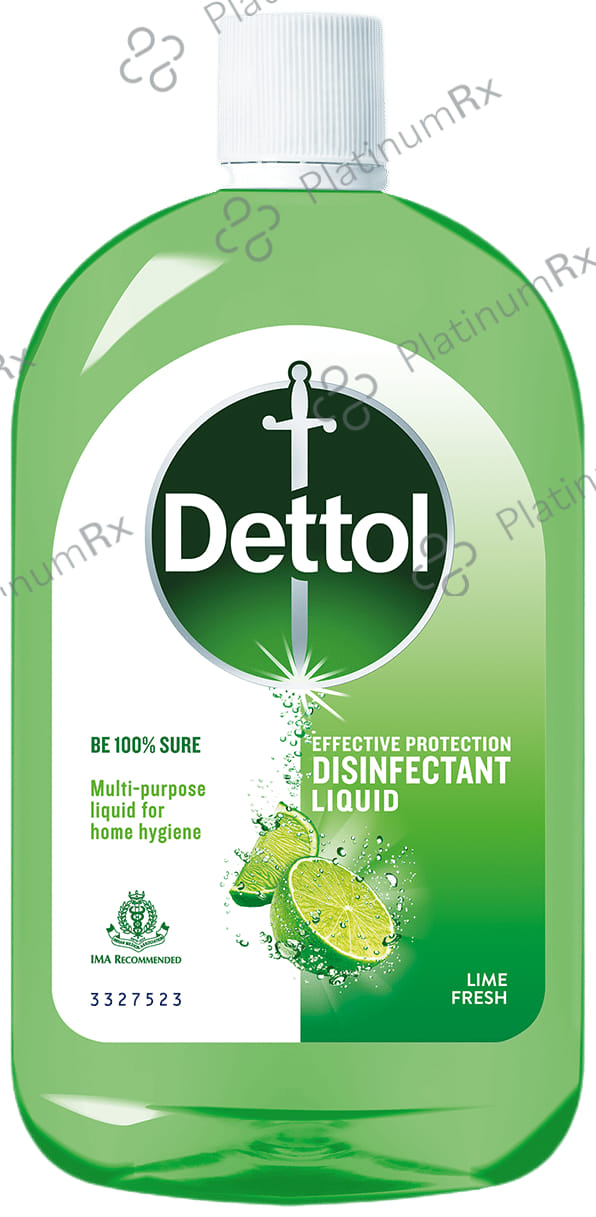Dettol Multi Purpose Disinfectant Lime Fresh Liquid 1Ltr