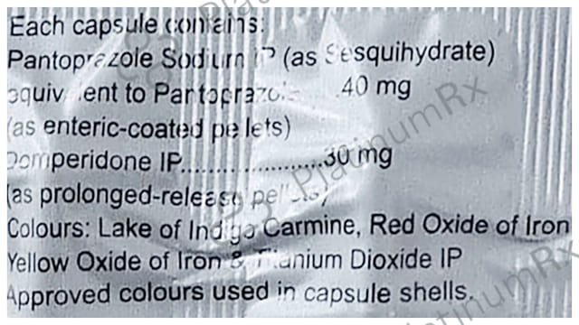 Pantotab D 30/40mg Capsule SR 15s
