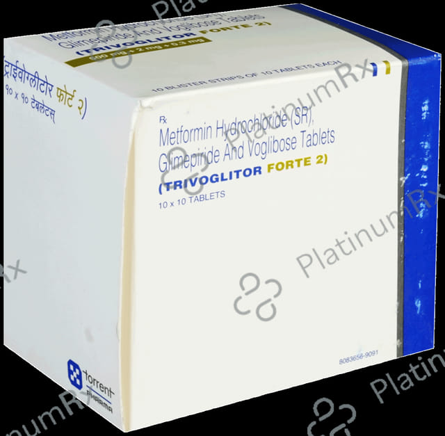 Trivoglitor Forte 2/500/0.3mg Tablet SR 10s