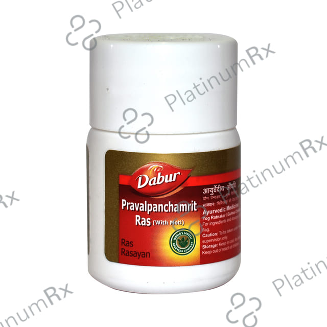 Dabur Pravalpanchamrit Ras with Moti Tablet