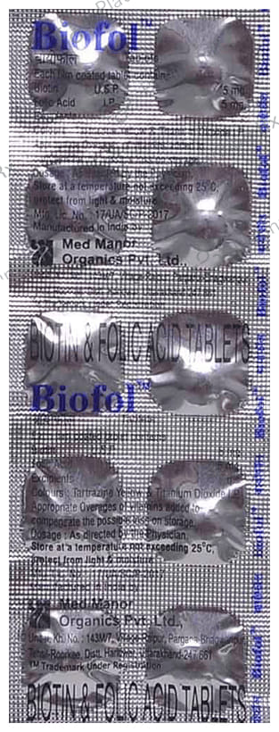 Biofol 5000/5000mcg Tablet 10s