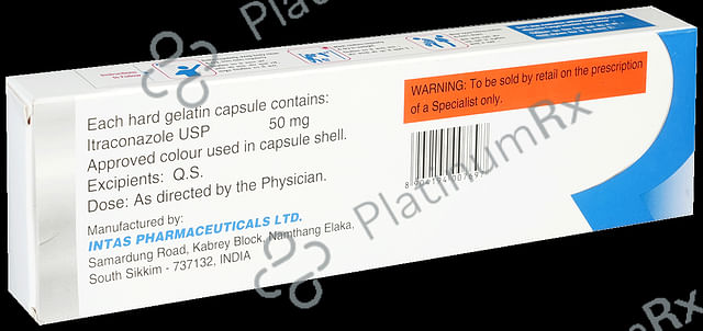 Itaspor SB 500mg Capsule 10s