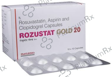 Rozustat Gold 20/75/75mg Capsule 10s