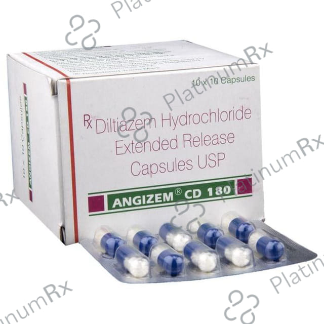 Angizem CD 180mg Capsule ER 10s
