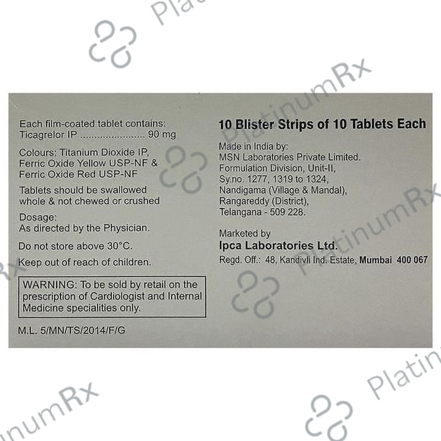 Tikleen 90mg Tablet 10s