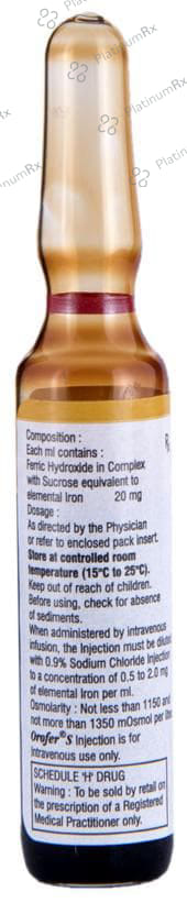 Orofer S Injection 2.5ml