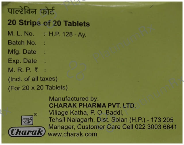 Pallrywyn Forte Tablet 20s