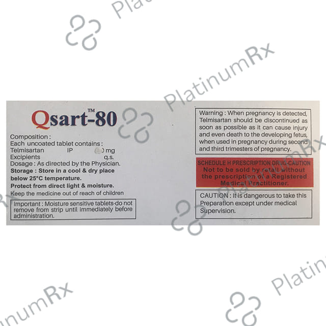Qsart 80mg Tablet 10s