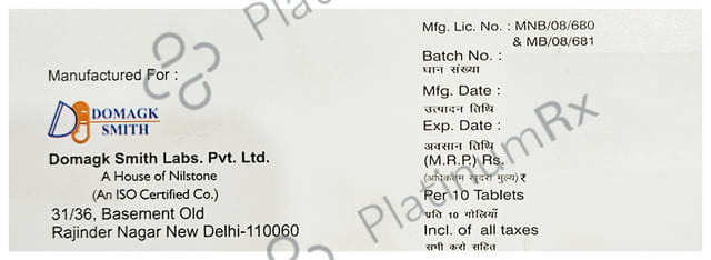 P Dol SP 50mg/10mg Tablet