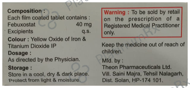 Uriway 40mg Tablet 10s