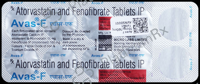 Avas F 10/160mg Tablet 10s