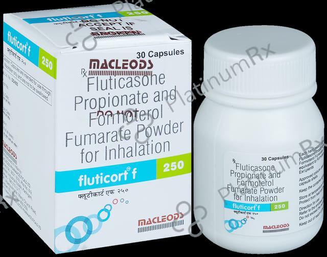 Fluticort F 250/6mcg Capsule 30s