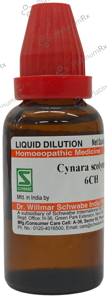 Dr Willmar Schwabe India Cynara Scolymus Dilution 6 CH