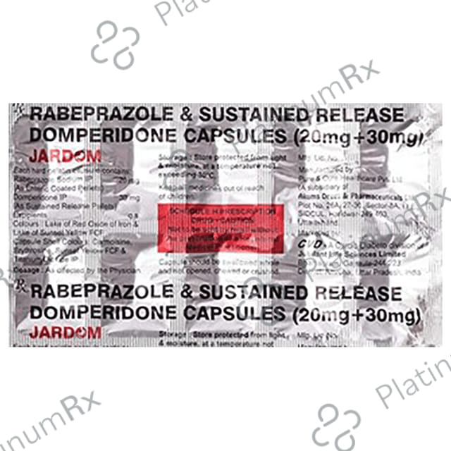 Jardom 30/20mg Capsule SR 10s