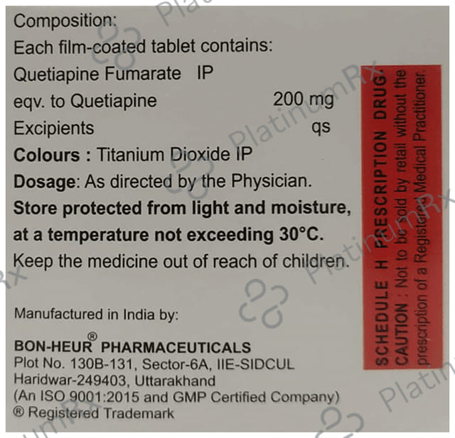 Qutisam 200mg Tablet 10s