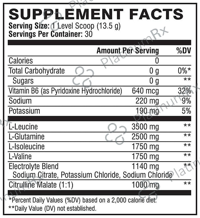 Scivation Xtend BCAA Powder with Electrolytes- For Muscle Growth & Recovery - Flavour Glacial Grape