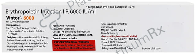 Vintor 6000IU Injection
