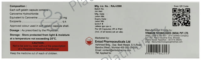 Tinnitod 20mg Capsule 28s