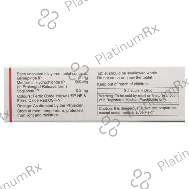 Glyree MV 2/500/0.2mg Tablet PR 10s