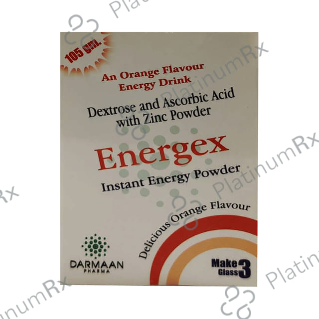 Energex Instant Energy Powder Delicious Orange