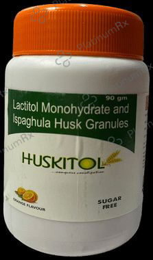 Huskitol Granules Orange Sugar Free 90 Granules