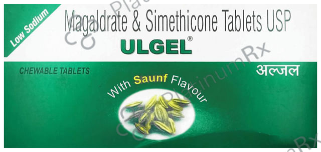 Ulgel 400/20mg Saunf Tablet 8s