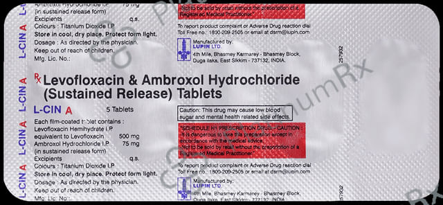 L Cin A 75/500mg Tablet 5s