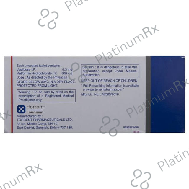 Voglitor MF 0.3 500/0.3mg Tablet 10s