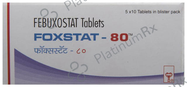 Foxstat 80mg Tablet 10s