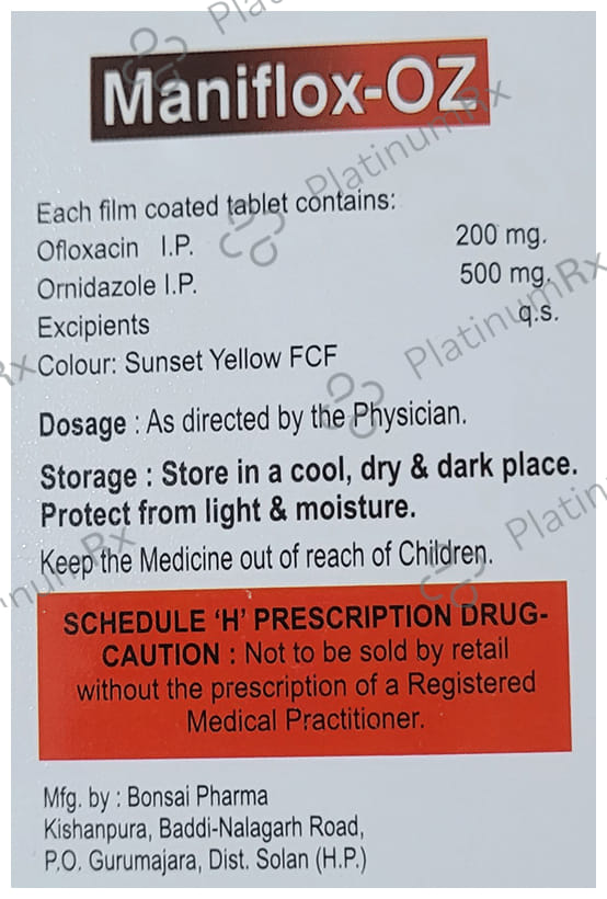 Maniflox-OZ Tablet