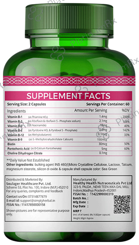 Simply Herbal B Complex Capsule