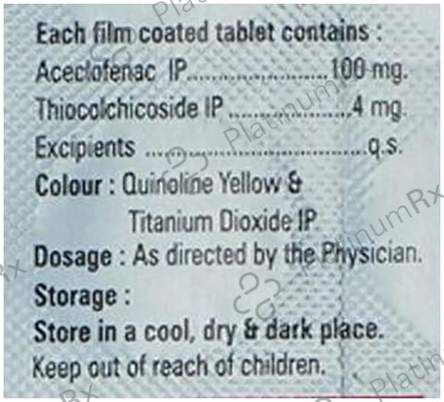 Touchflam TH 100mg/4mg Tablet