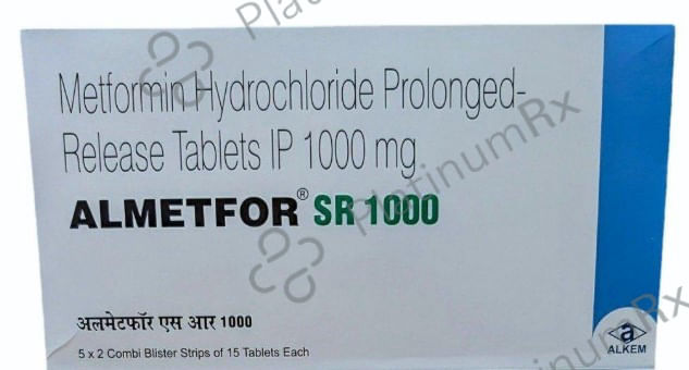 Almetfor 1000mg SR Tablet 15s